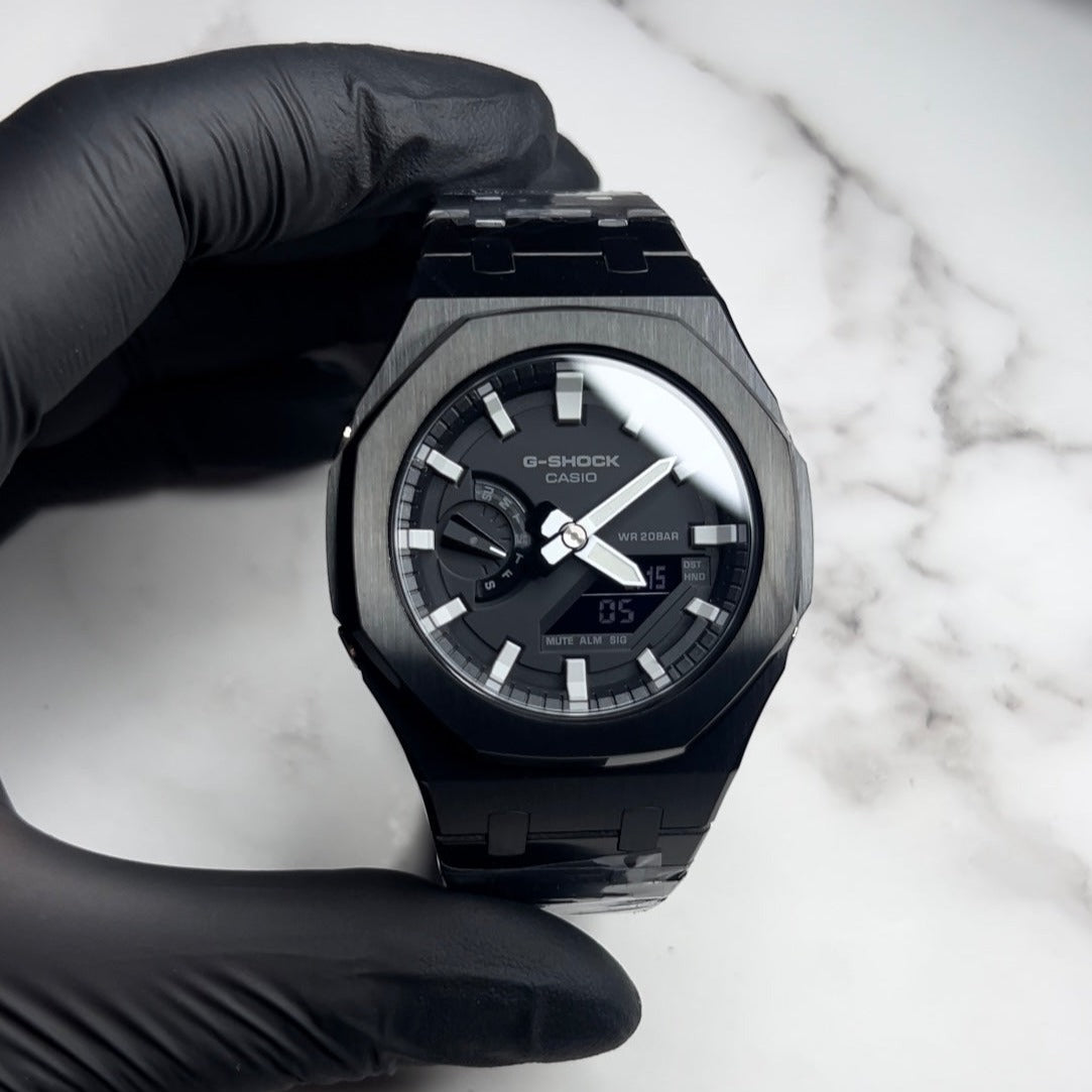 CASIOAK Black G Shock GA2100 WATCHMODS - Main Image