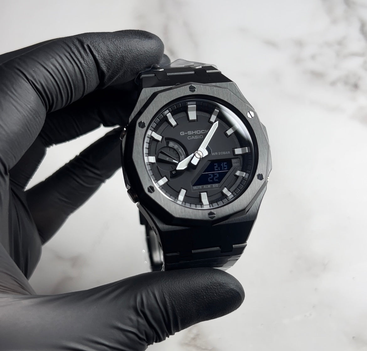 CASIOAK Black G Shock GA2100 WATCHMODS