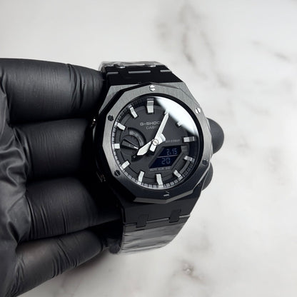 12 SIDED CASIOAK BLACK - G SHOCK GA 2100