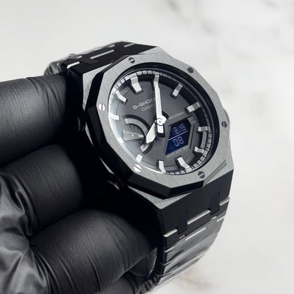 12 SIDED CASIOAK BLACK - G SHOCK GA 2100